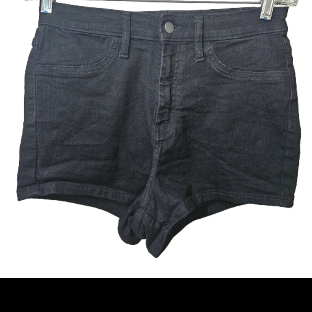 Black High Rise Jean Shorts Size 10